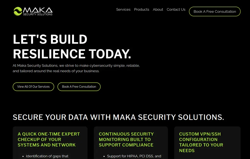 Preview of makasecurity.com