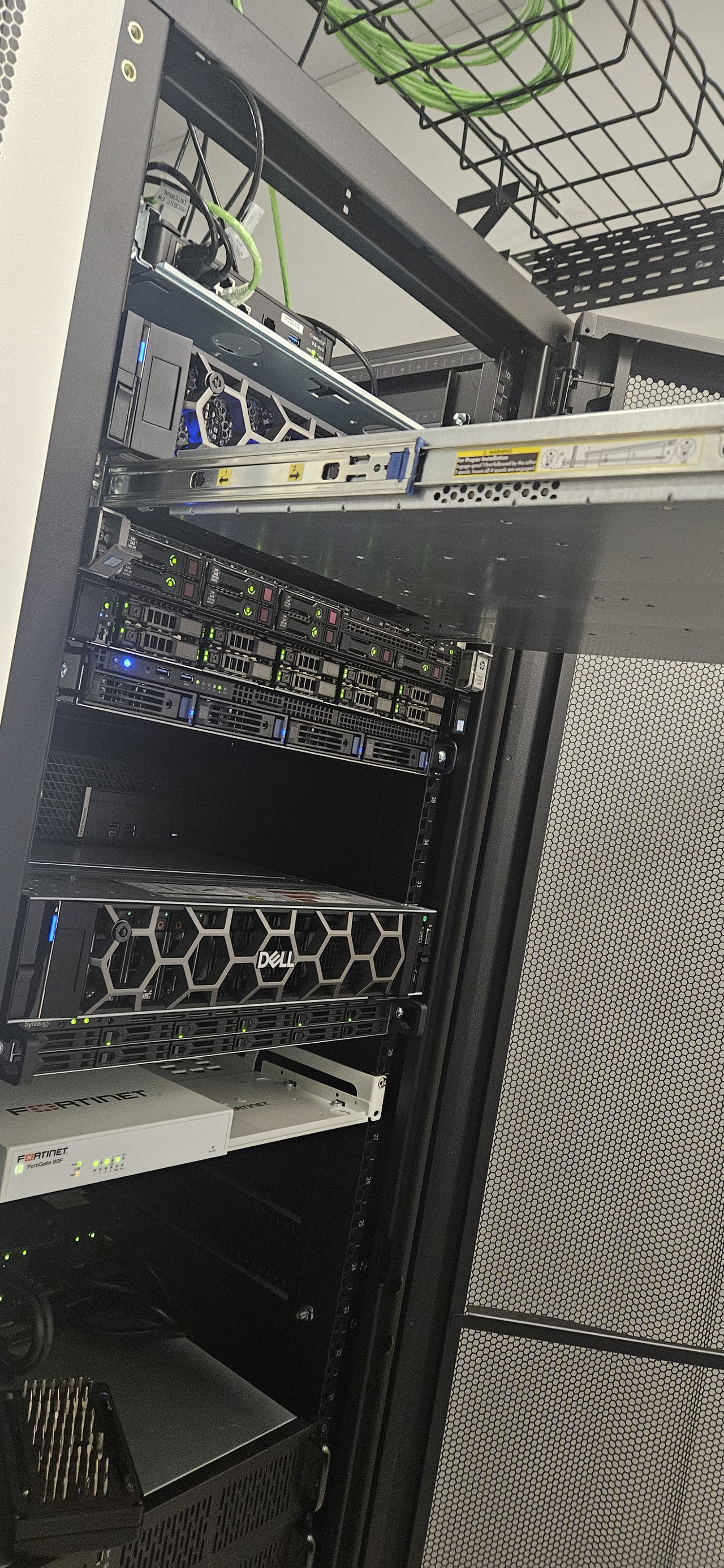 Server rack in our Milwaukee facility